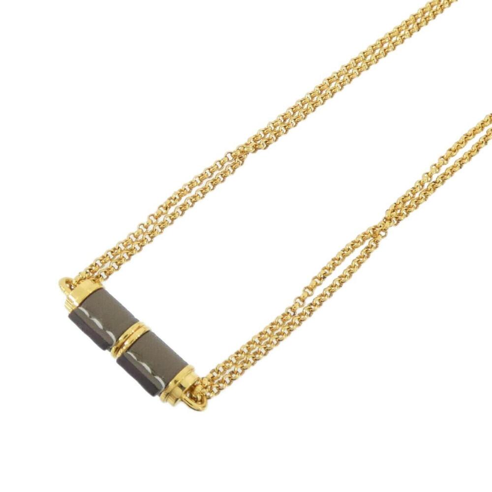 HERMES Gray Necklace